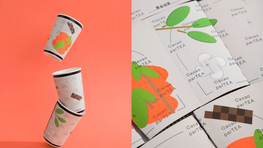 台灣茶巧克力引出關鍵風味！&TEA 聯手 COFE 翻玩手搖飲，李君慈設計限定款杯套全台獨賣