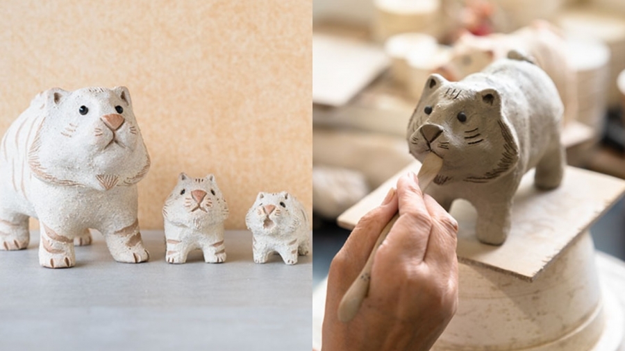 陶製小虎為新年祈福！日本 400 年老舖「明山陶業」限量釋出 3,000 隻呆萌老虎