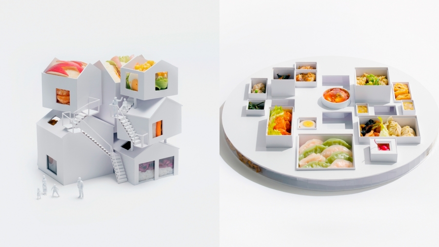 日本建築設計師聯手打造！3 款美味的「建築便當盒」：將光影、空間利用融合進設計中