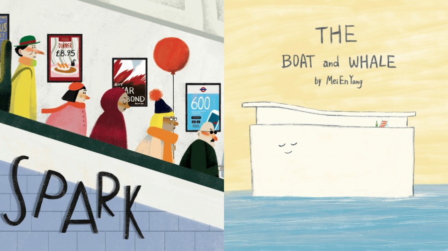 台灣插畫家首度入選「國際無字繪本大獎」！陳巧妤、楊美恩以作品關注疫情下的日常與海洋污染