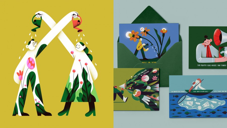 以繪畫回應烏克蘭戰爭！一探基輔插畫家Tania 色彩鮮明與線條簡潔的插畫風格