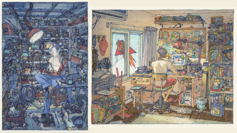 豐富細節與色彩暈染成滿滿的生活感！插畫師司徒雨繪製日常生活裡的個人與孤獨情感