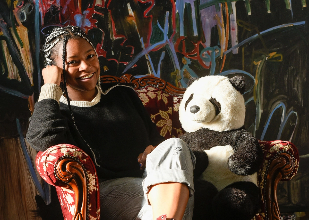 Gagosian Takes on Fast-Rising Abstract Artist JadéFadojutimi