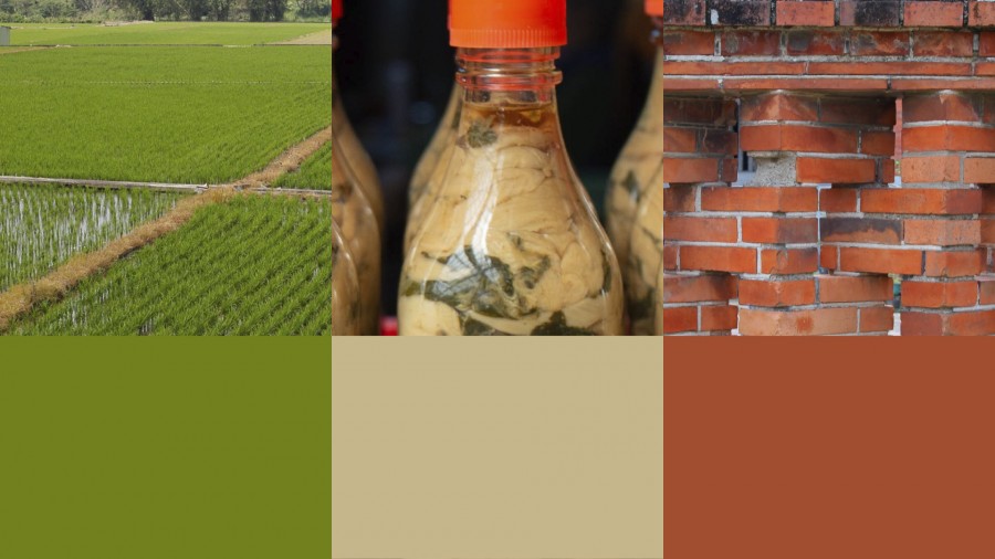 關西是什麼顏色？客委會攜手水越設計，發起「客庄色彩計畫」，從鹹菜、紅磚、藍衫發掘在地色