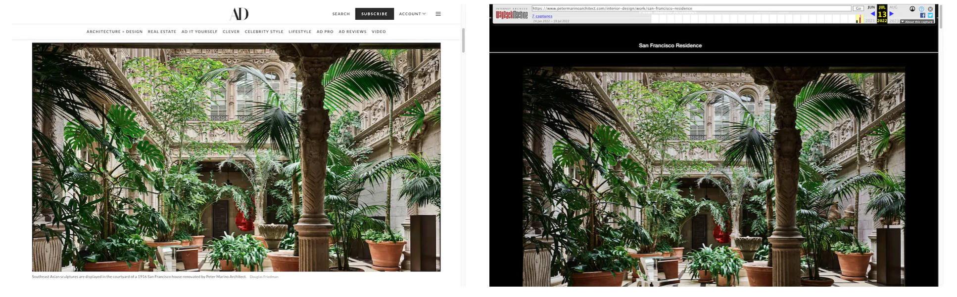 Architectural Digest Altered Photos to Edit Out Allegedly Looted Artifacts from Billionaire’s Daughter’s Home