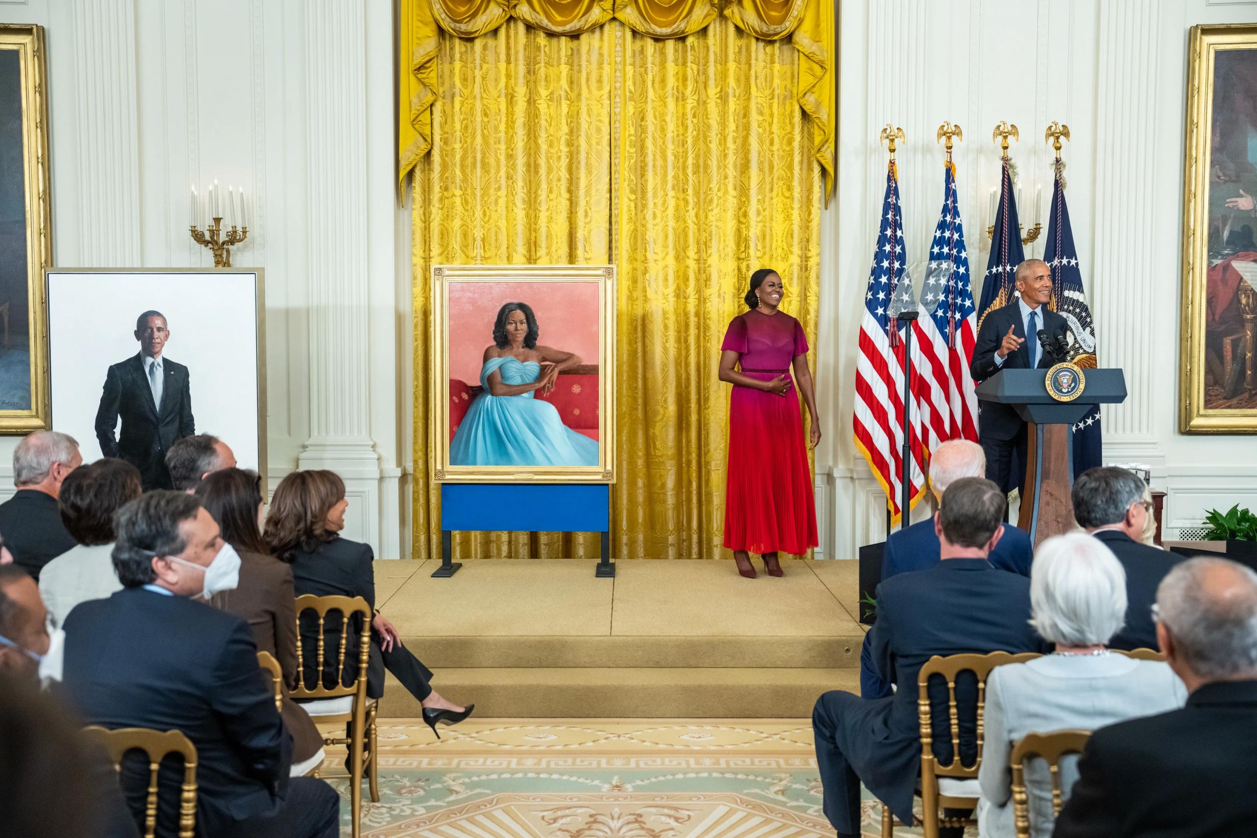 Obama Portraits Unveiled, Eco Artist Newton Harrison Dies at 89, and More: Morning Links for September 8,2022