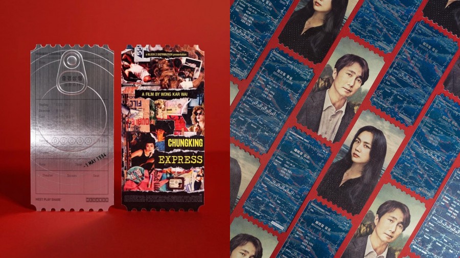 捨不得丟！韓國電影院創意票根：《重慶森林》鳳梨罐頭、《分手的決心》山海壁紙成設計靈感