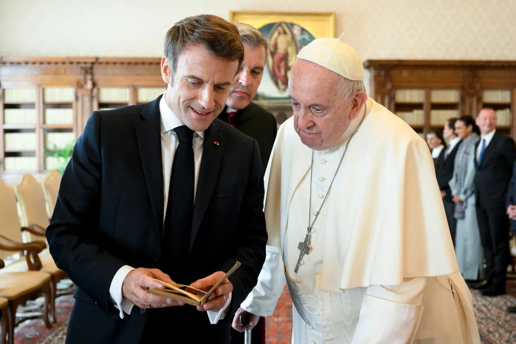 Rare Book Gifted to Pope Francis by Emmanuel Macron May Be Nazi-Looted, PolandSays