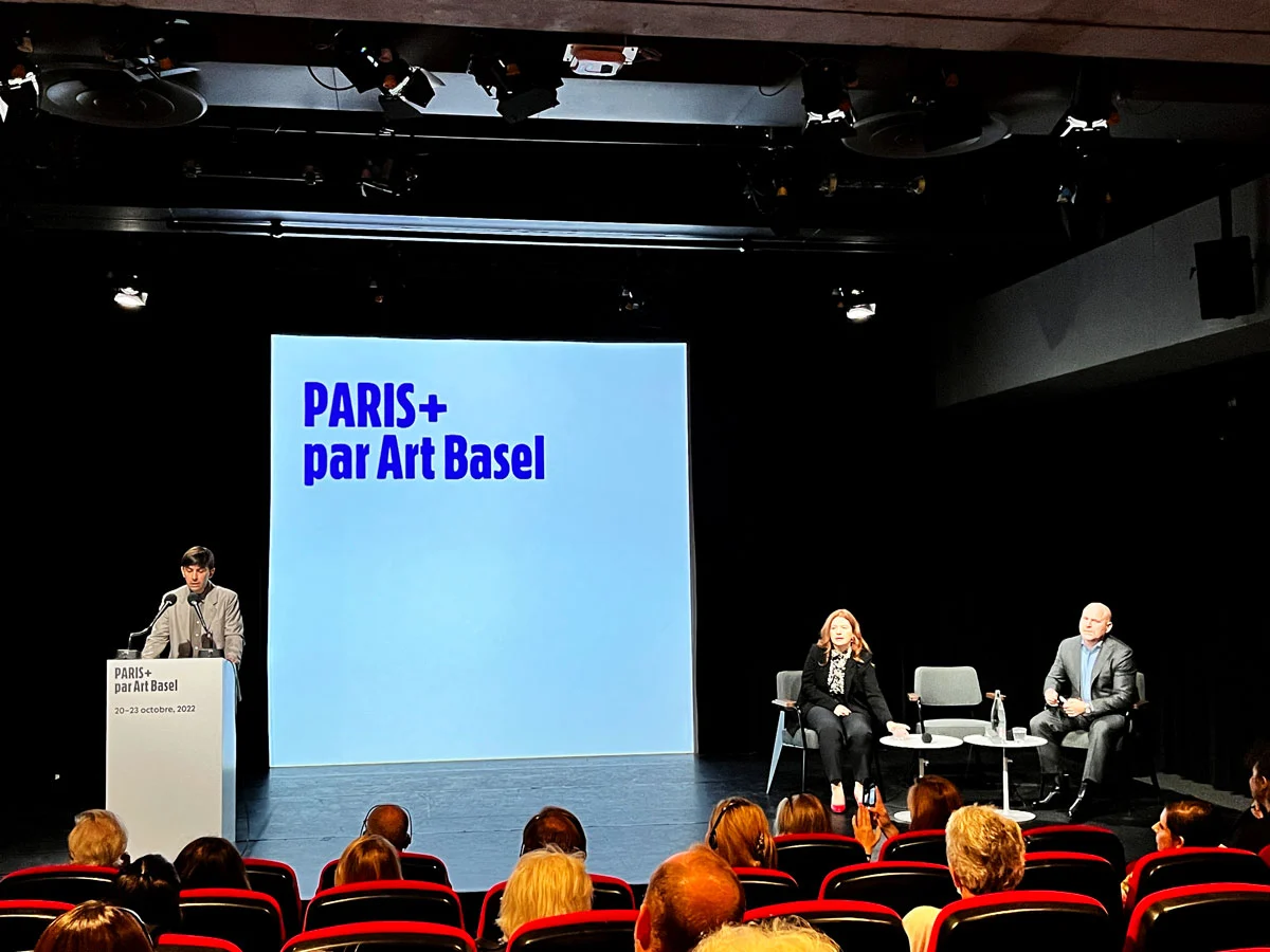 Art Basel’s Paris+ Fair Kicks Off with a Tense PressConference