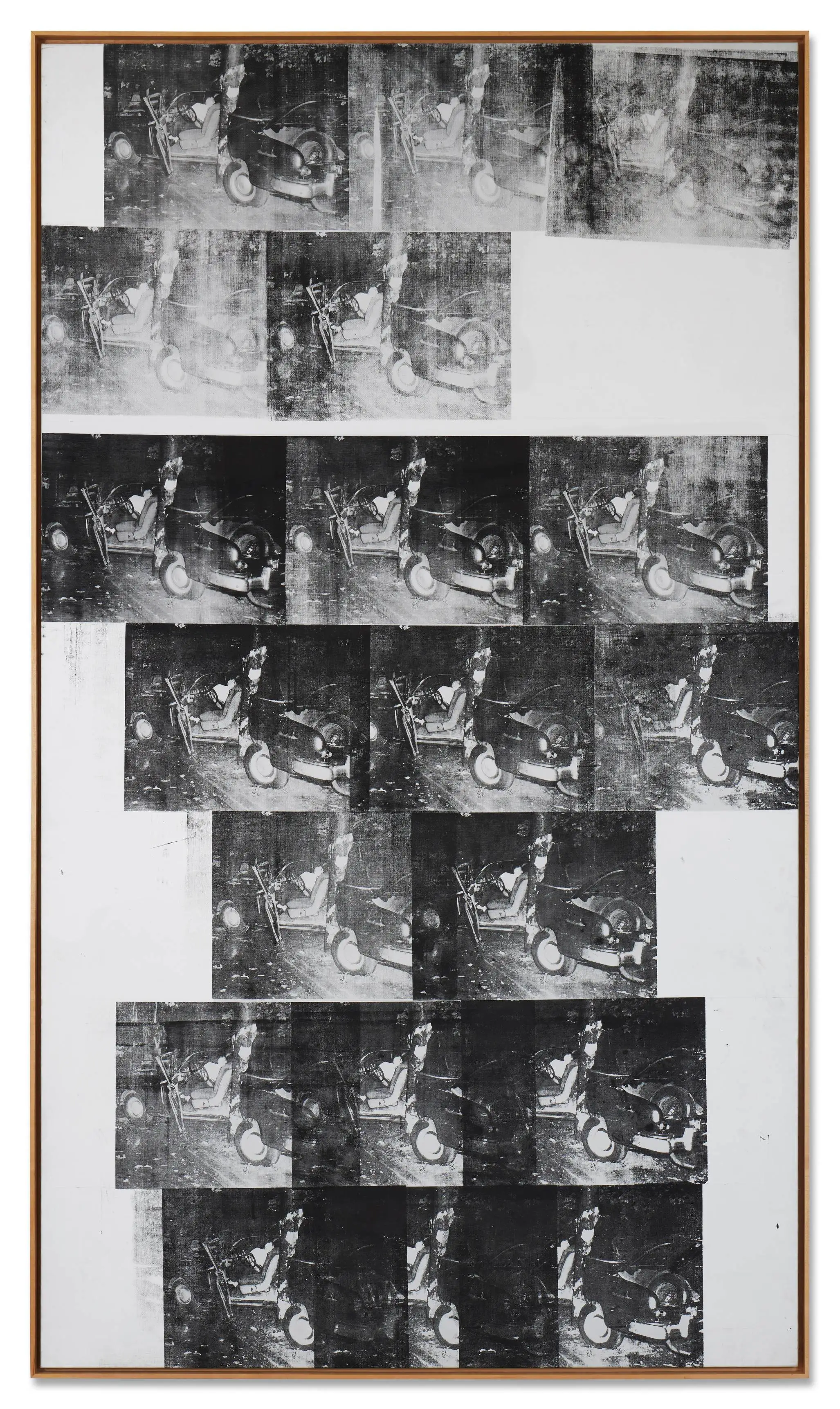 Monumental Warhol ‘Car Crash’ Painting to Sell at Sotheby’s for More Than $80M.