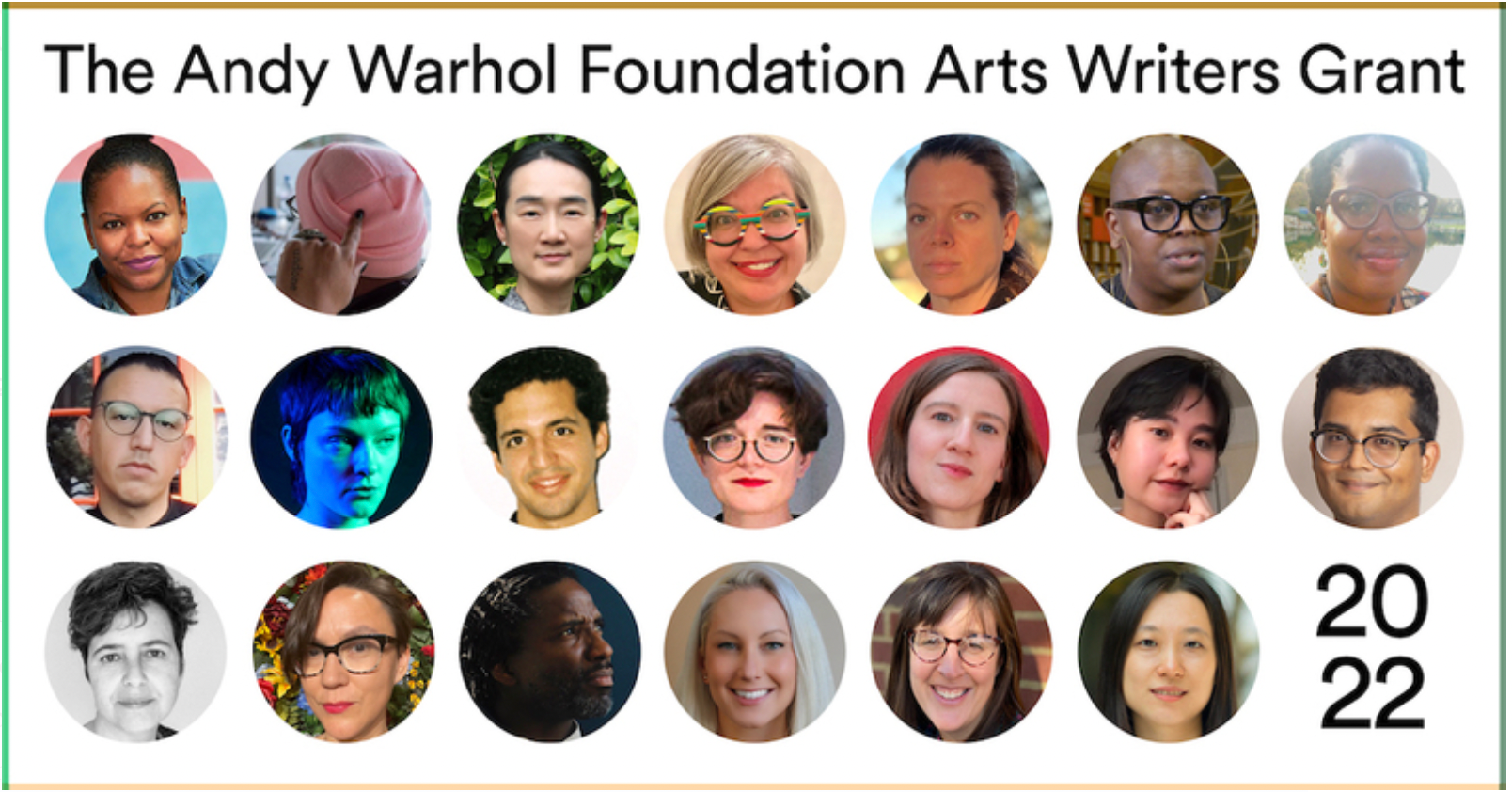Warhol Foundation Announces Recipients of 2022 Arts WriterGrants
