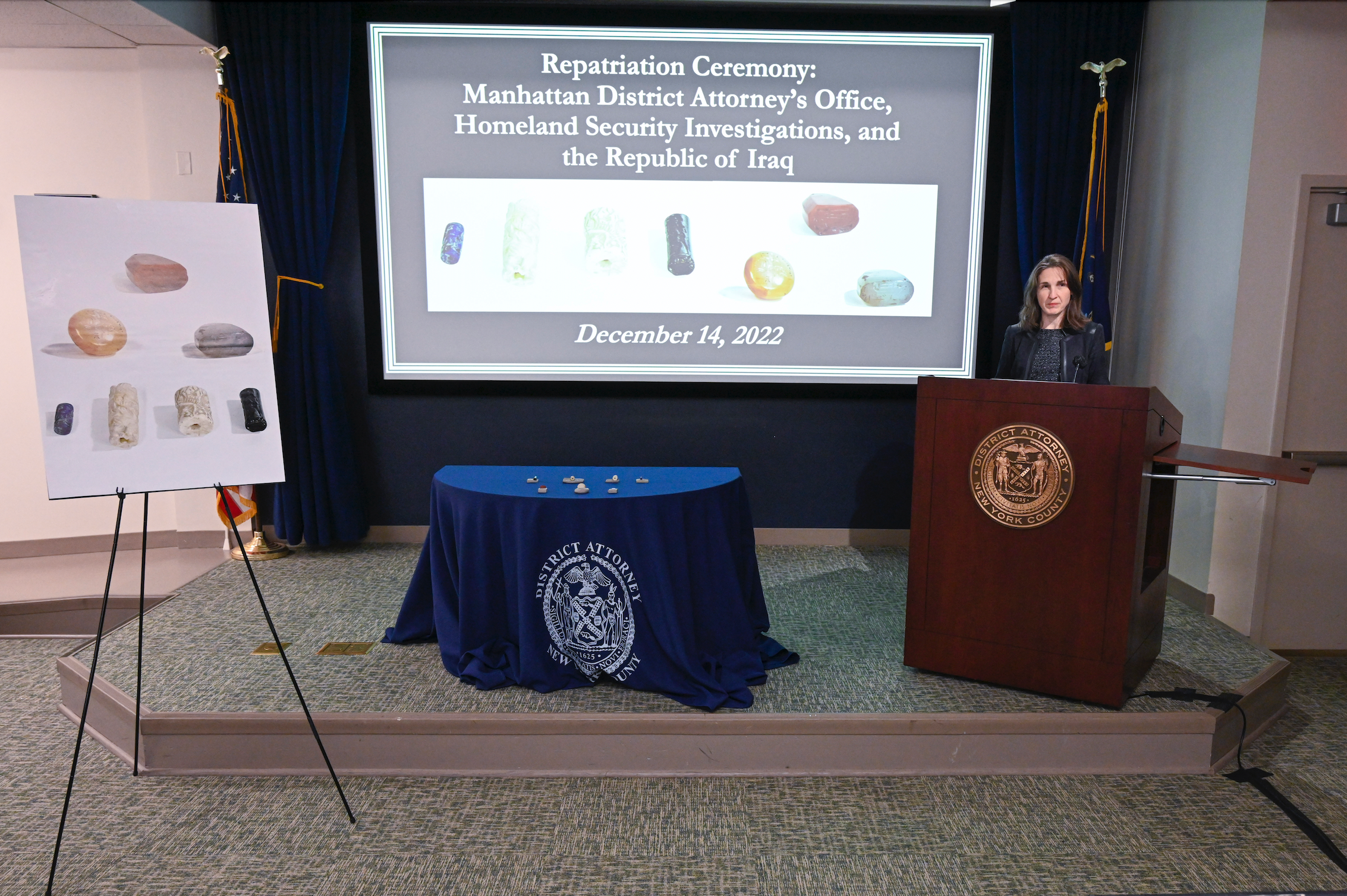 U.S. Returns Artifacts Taken from Iraq Museum in 2003Invasion