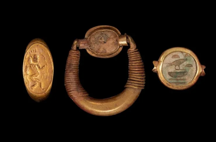 Collection of 3,500-Year-Old Gold Jewelry Uncovered in an EgyptianNecropolis