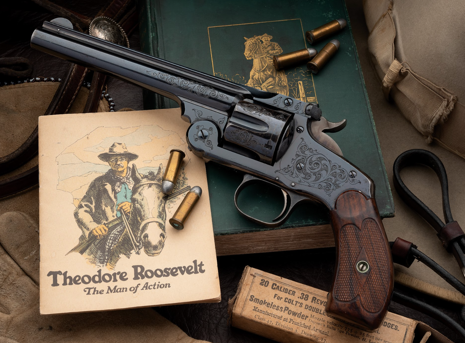Teddy Roosevelt’s 1898 Revolver Sells for Nearly $1M.