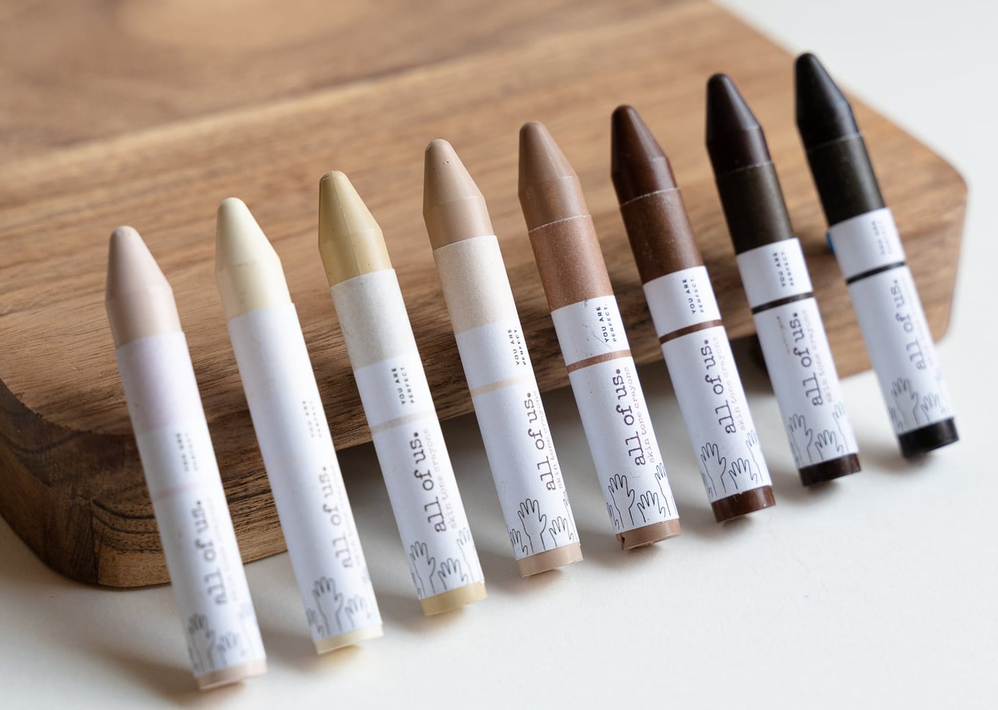 All of Us Skin Tone Crayons Reflect the Planet’s Diversity with Eight Different Pigments