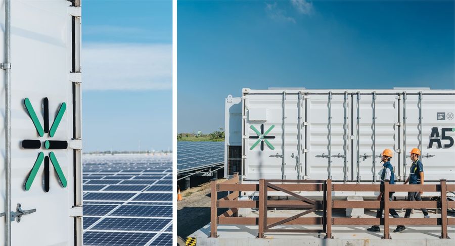 「台南鹽田光電儲能園區」全新識別形象！融入閃電、光點等符碼，綠黑雙色傳達光電意象