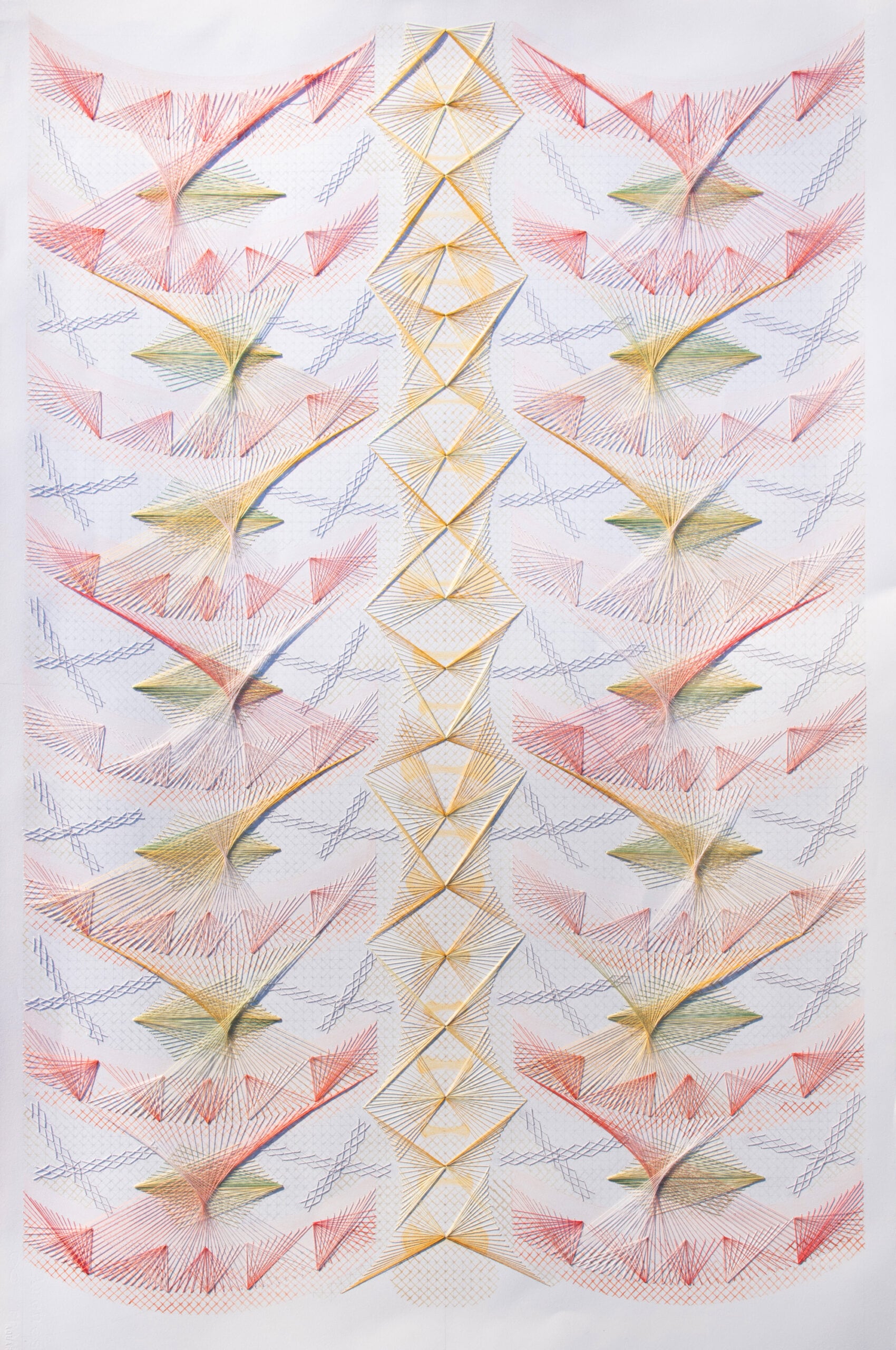 Artist Vanessa Filley Stitches Meditative Cosmic Maps Brimming with Geometry and Symmetries