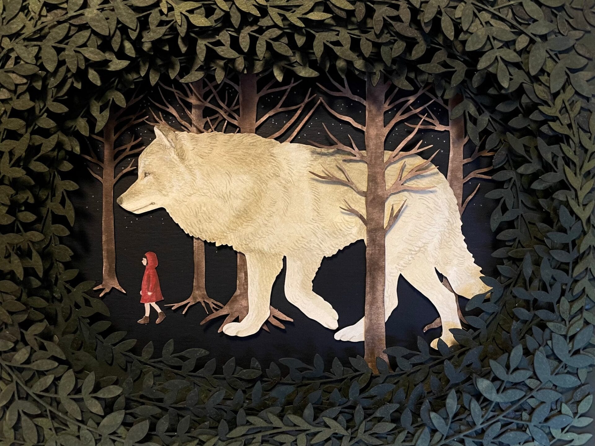 Enormous Animals with Divine Powers Populate Kanako Abe’s Dreamy Papercuts