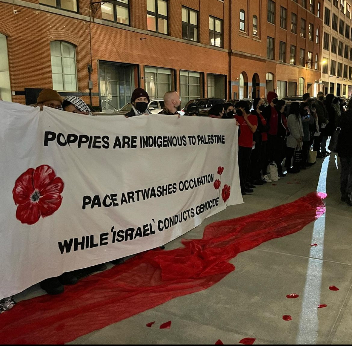 Activists Stage Pro-Palestine Demonstration at Pace Gallery Opening for Israeli Artist