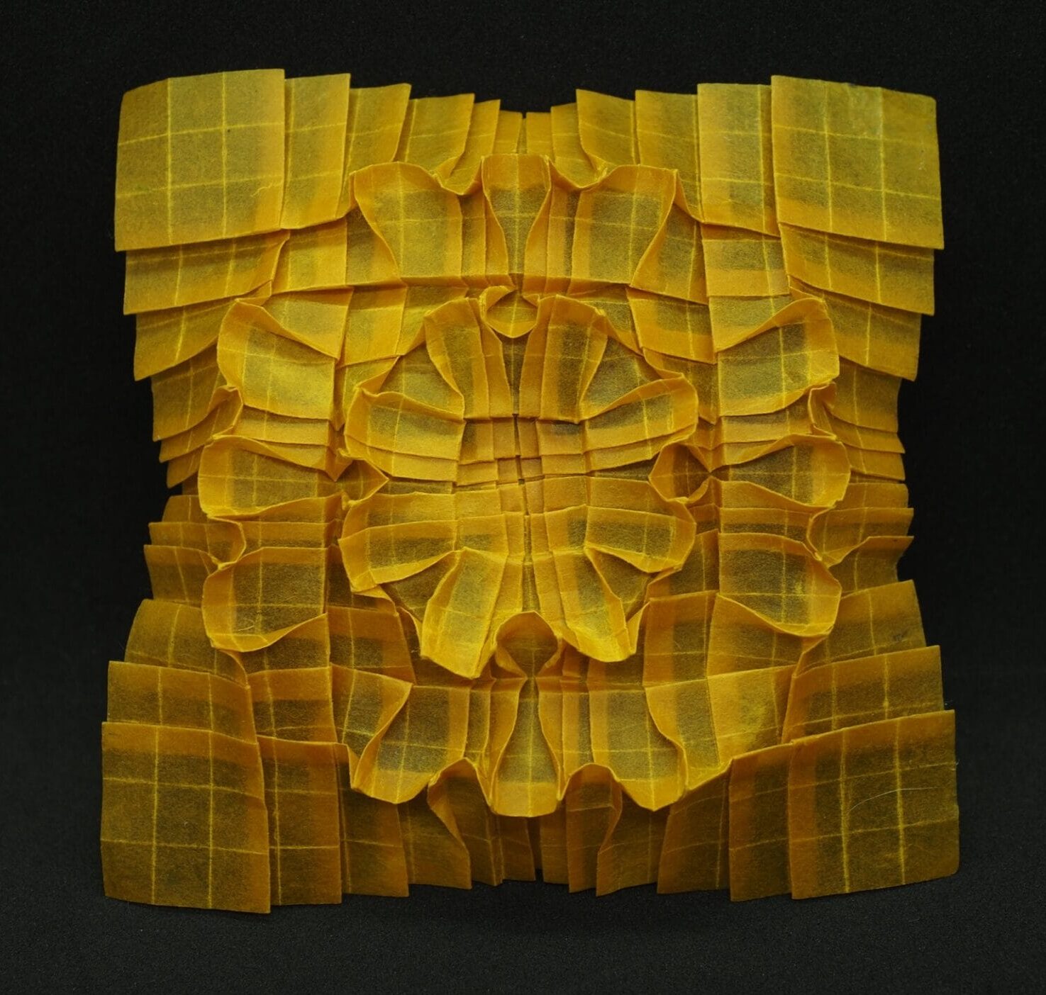Remarkable Tessellated Forms Emerge in Intricate Origami by Goran Konjevod