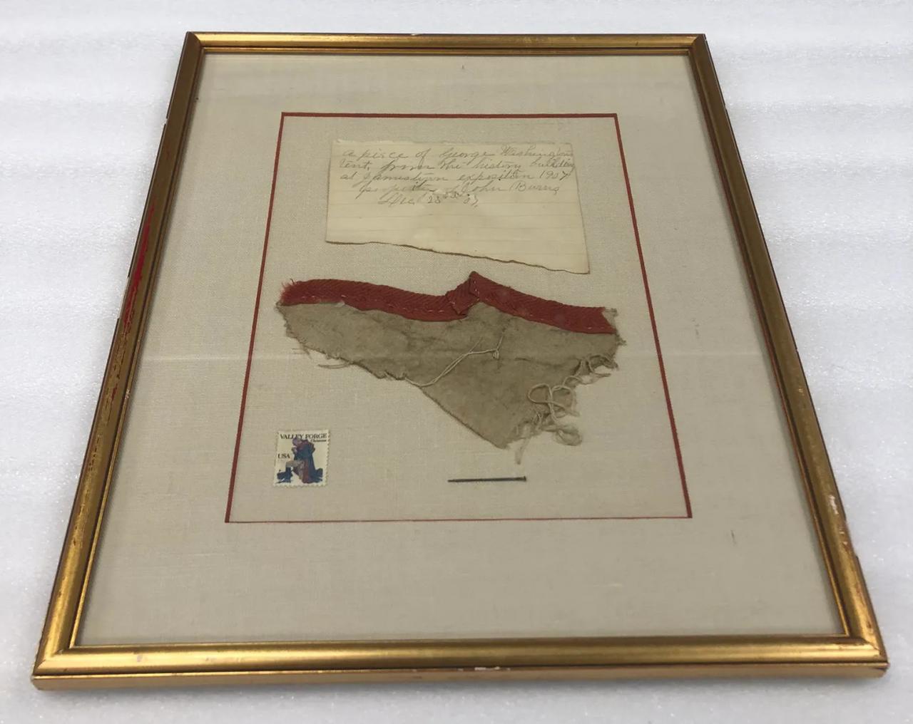 Priceless George Washington Tent Fragment Found on Goodwill’s Website