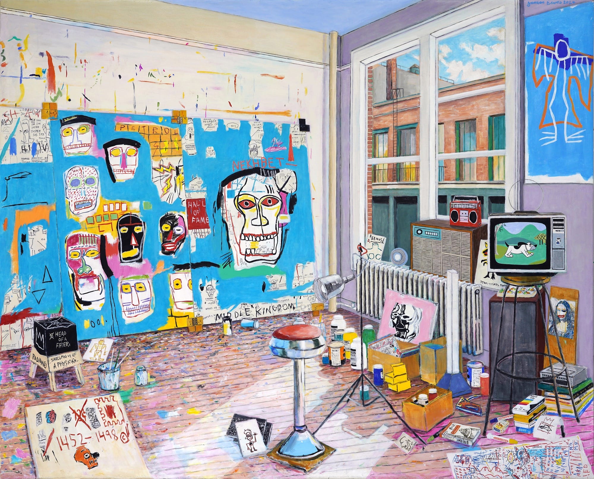 Glimpse the Studios of Art Historical Greats in Vibrant Paintings by Damian Elwes