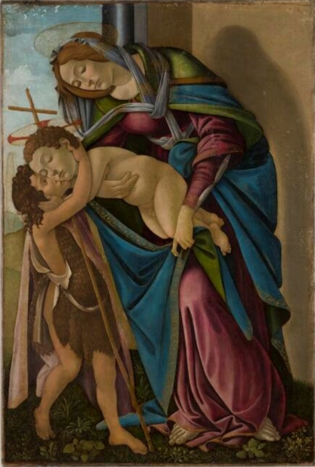Art Historian Attributes Painting of Virgin Mary in France to Botticelli