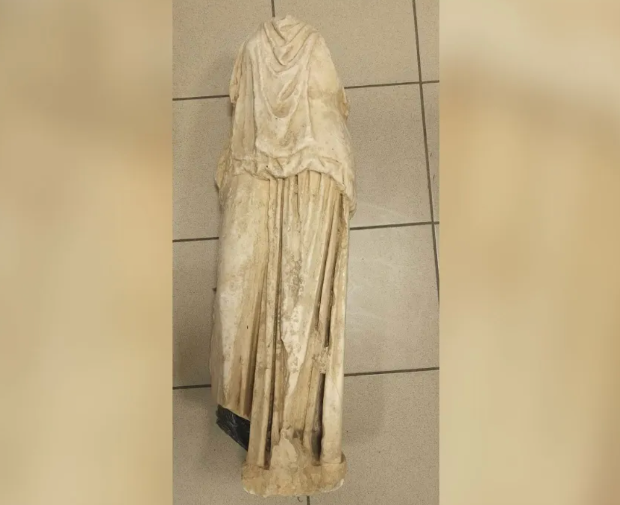 Man Finds 2,000-Year-Old Decapitated Greek Statue in Trash Can