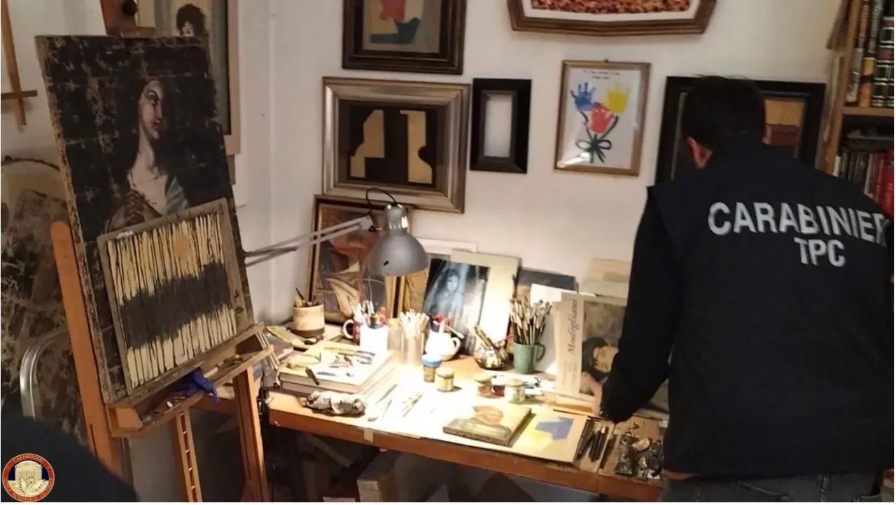 Art Forgery Workshop Making Fake Picassos Busted by Police in Rome