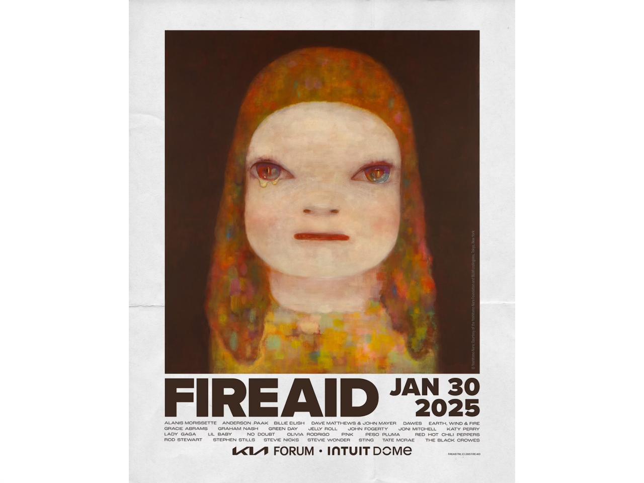 Yoshitomo Nara Designs Merch for LA Wildfire Benefit