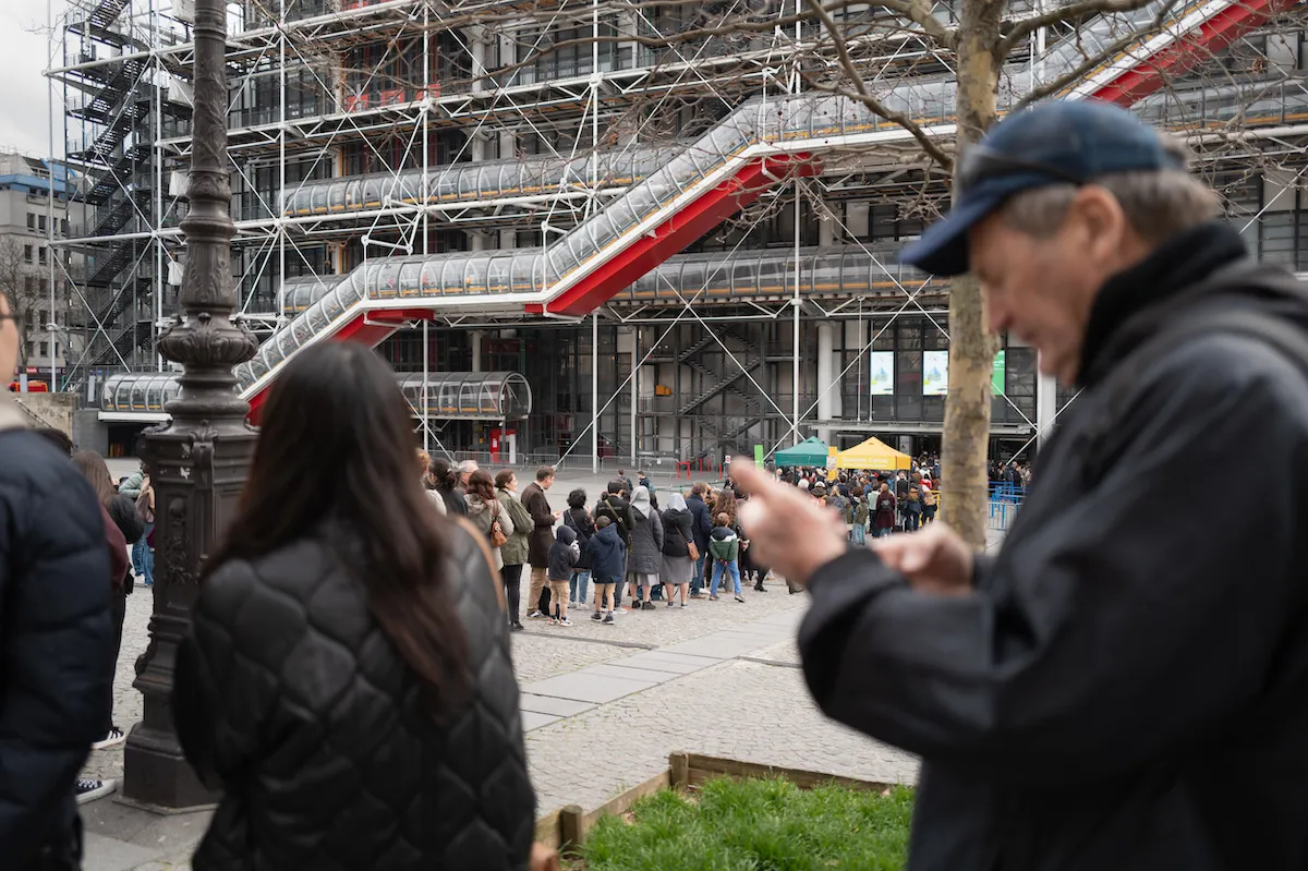 As the Centre Pompidou Closed on Monday, Parisians Said Their Goodbyes