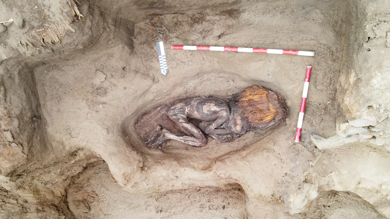 5,000-Year-Old Human Remains Discovered Within Elaborate Funeral Site in Peru