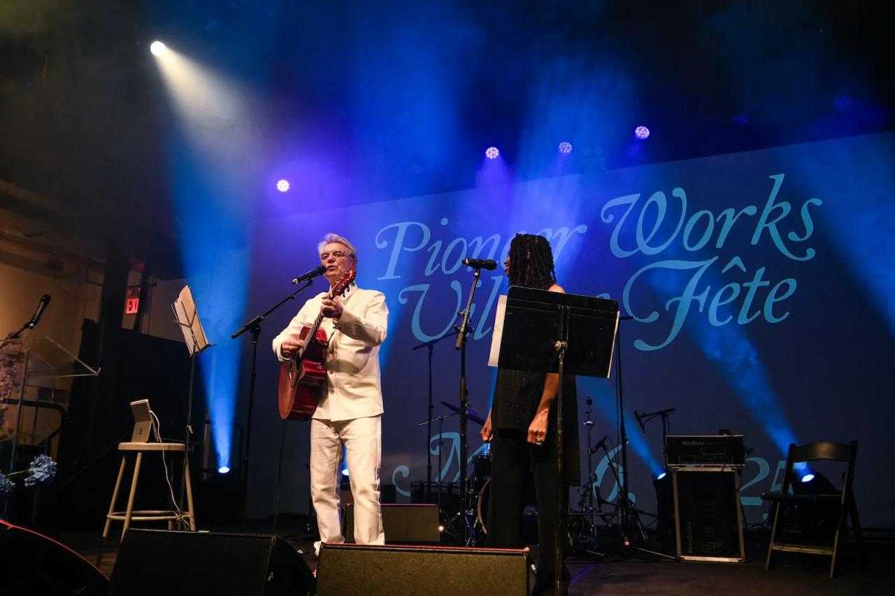 At the Pioneer Works Gala, Birthday Cake, David Byrne, and the Specter of Trump