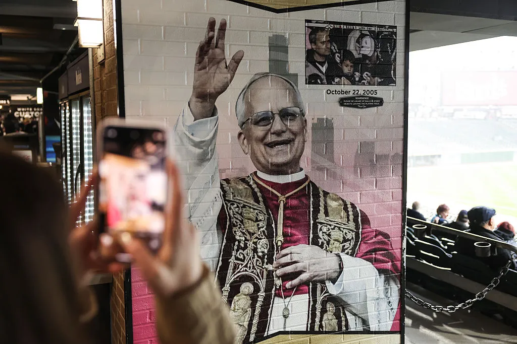 Pope Leo XIV Features in New Mural at Chicago’s White Sox Stadium