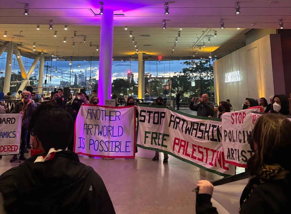Protestors Visit the Whitney After Cancelation of Pro-Palestine Performance