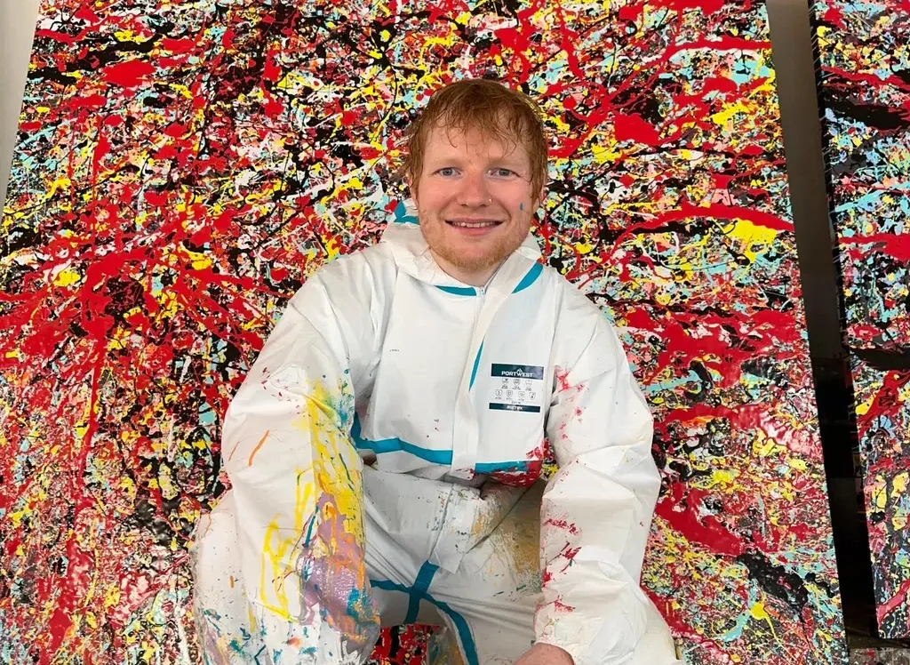 Ed Sheeran Is Selling Prints of His Jackson Pollock Rip-Off Paintings for $1,200 Each