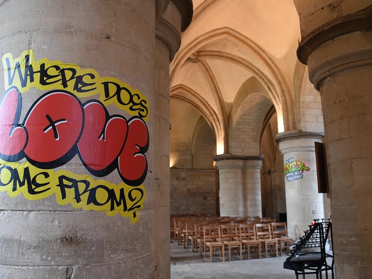 Canterbury Cathedral Graffiti Art Installation Divides the Public: ‘Everything Beautiful Is Just Torn Down’