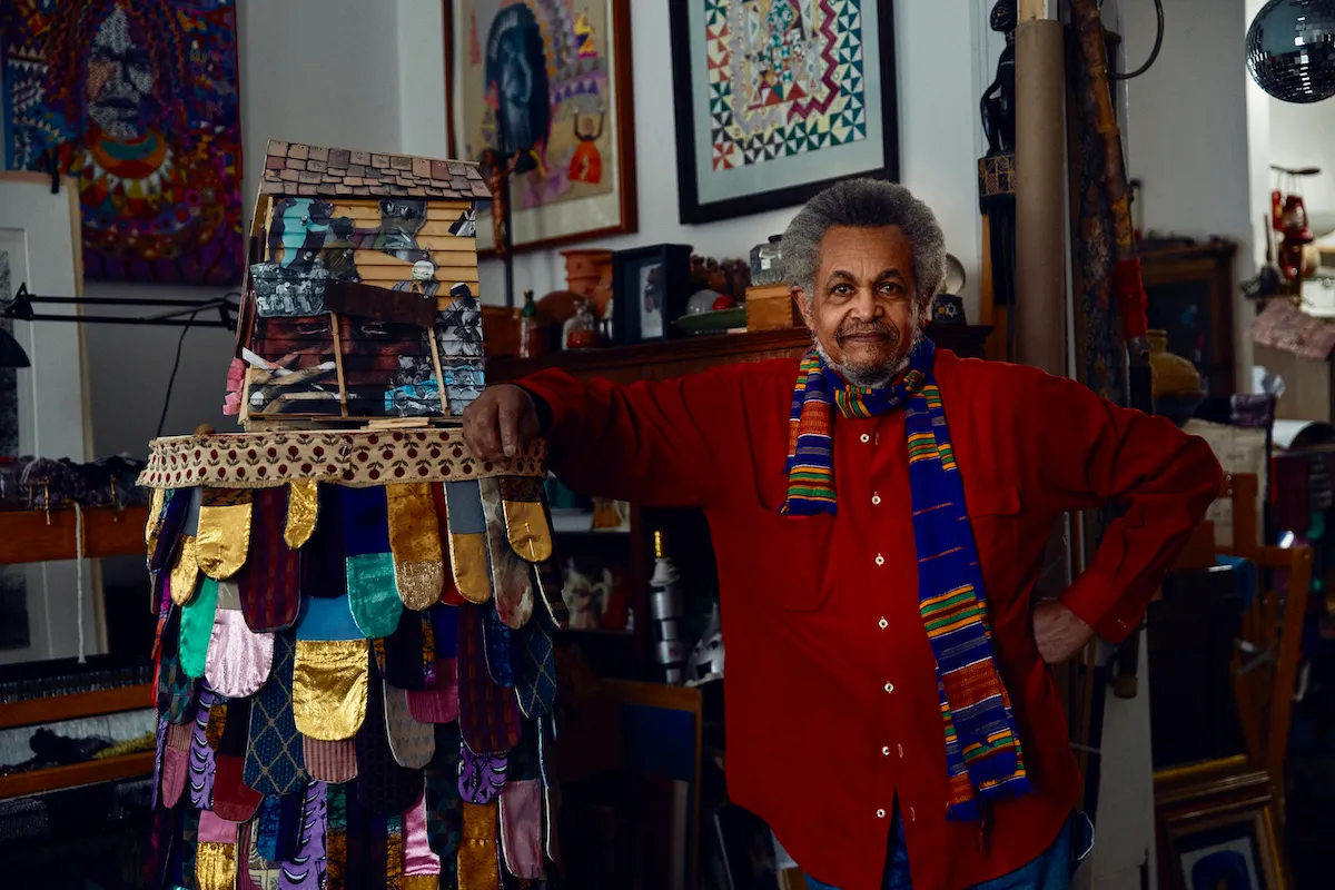 Napoleon Jones-Henderson, AfriCOBRA Artist Who Wove Images of Black Power, Dies at 82