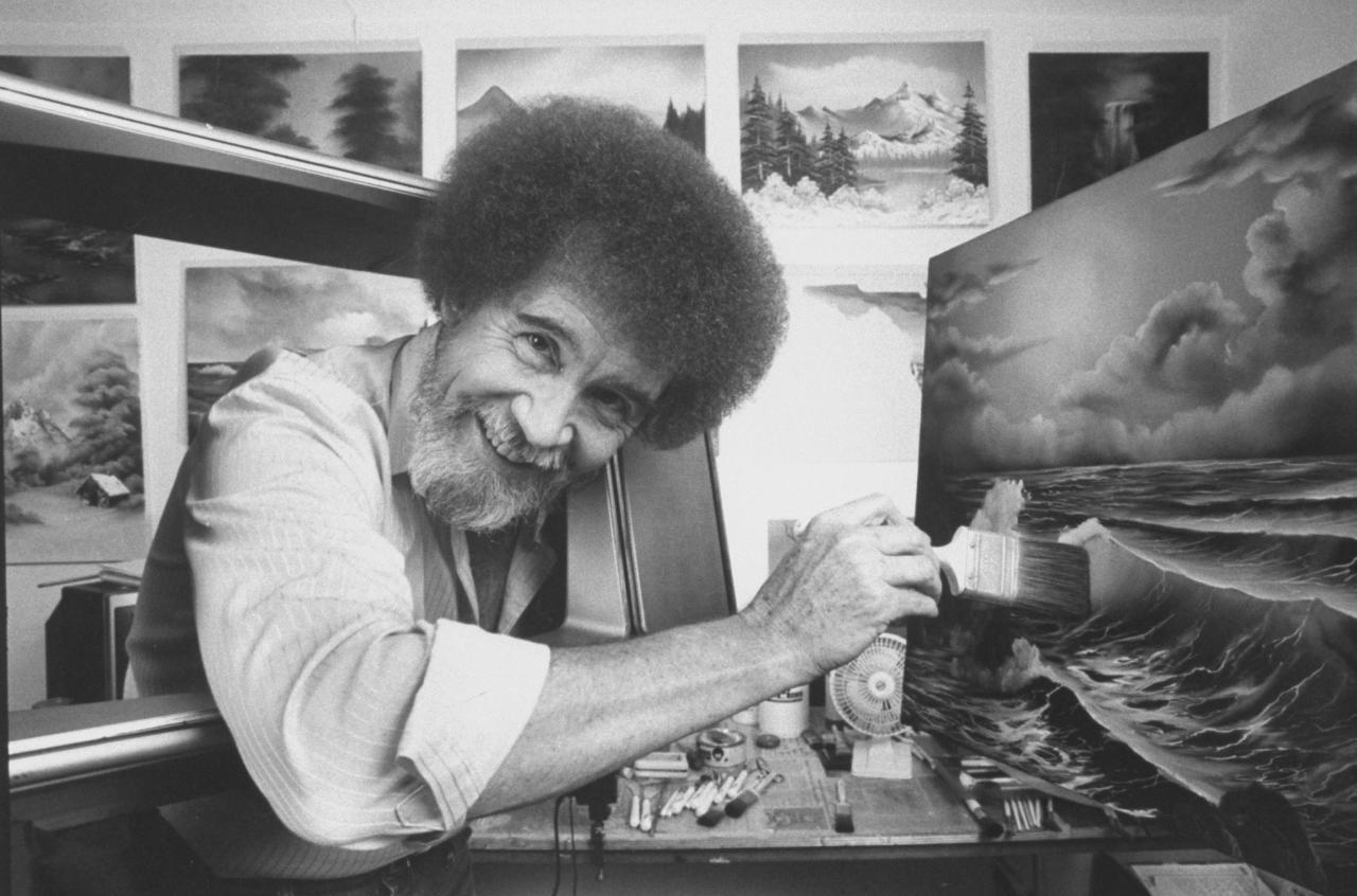 More Bob Ross Paintings Go to Auction to Raise Money for Public Broadcasting, After Successful Sales So Far
