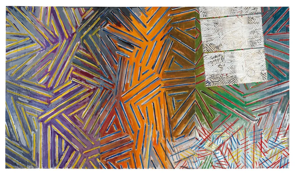 How Larry Gagosian Pulled Off a Standout Show of Jasper Johns’s Crosshatch Paintings