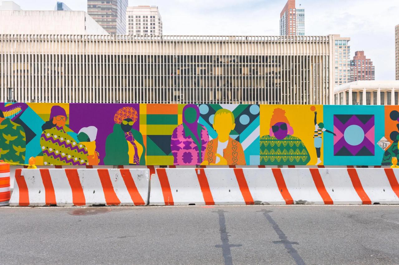 Lincoln Center Kicks Off Accessibility Project With Vibrant New Mural