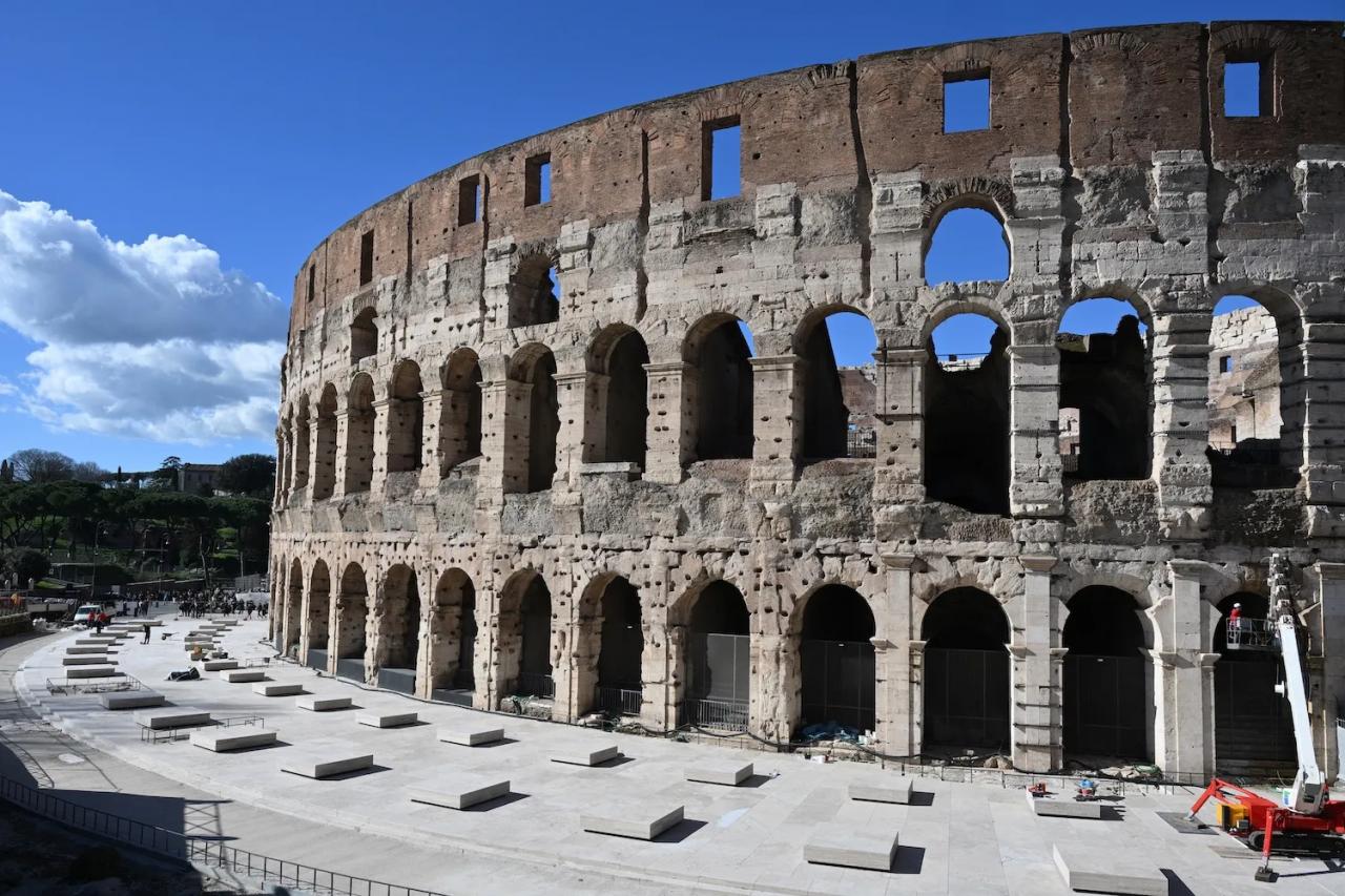 Rome’s Colosseum Gets a New Pedestrian Plaza