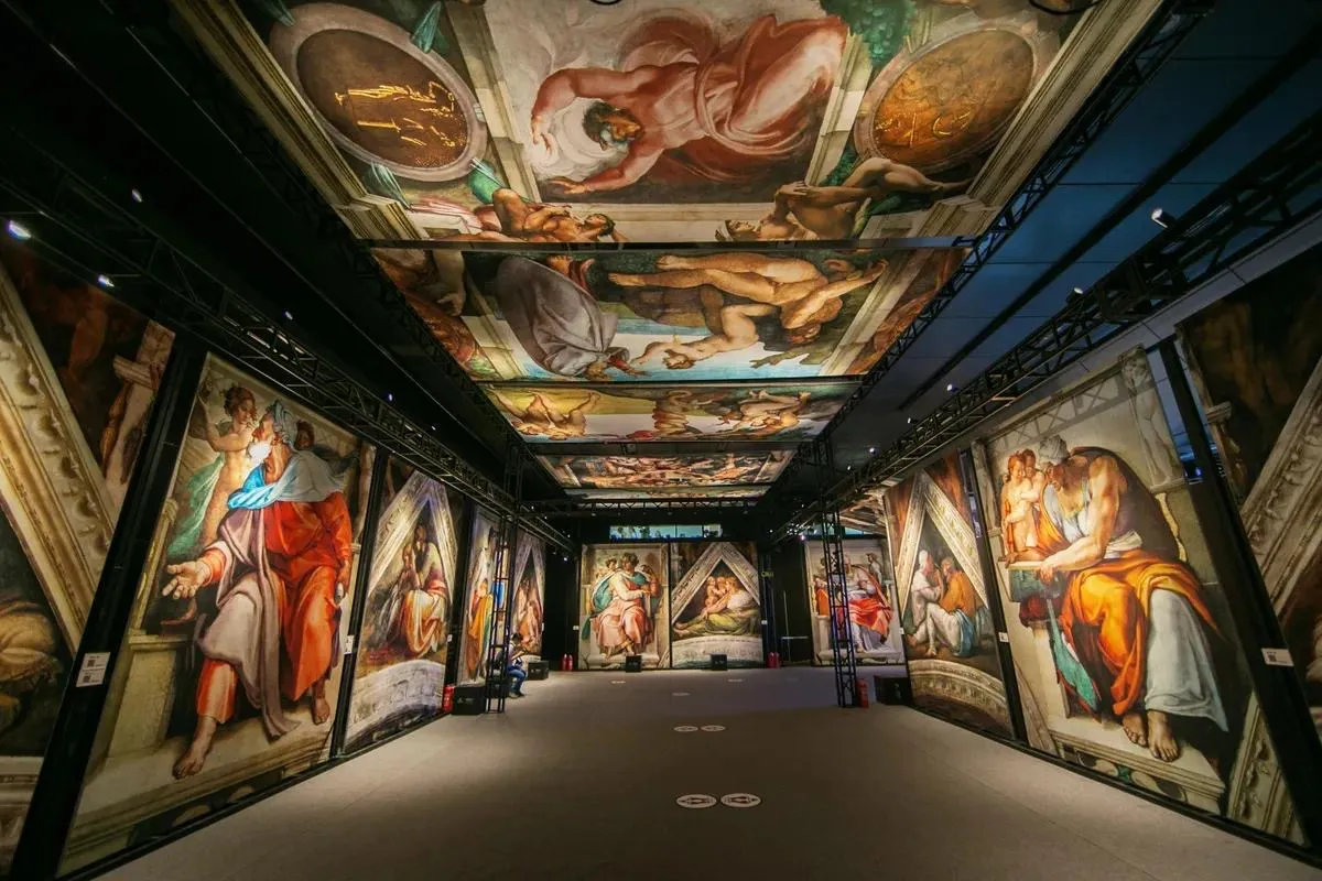 A New Immersive Art Exhibition on the Sistine Chapel Is Coming to New Jersey Mall